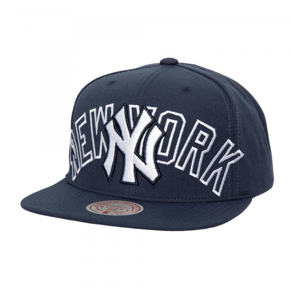 New York Yankees Mitchell & Ness Navy Full Frontal Snapback Hat