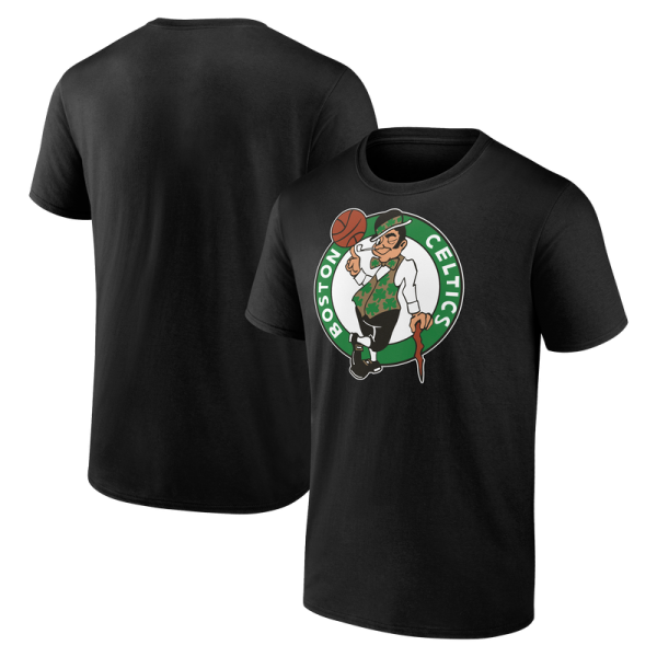 Boston Celtics Black Primary Logo T-Shirt