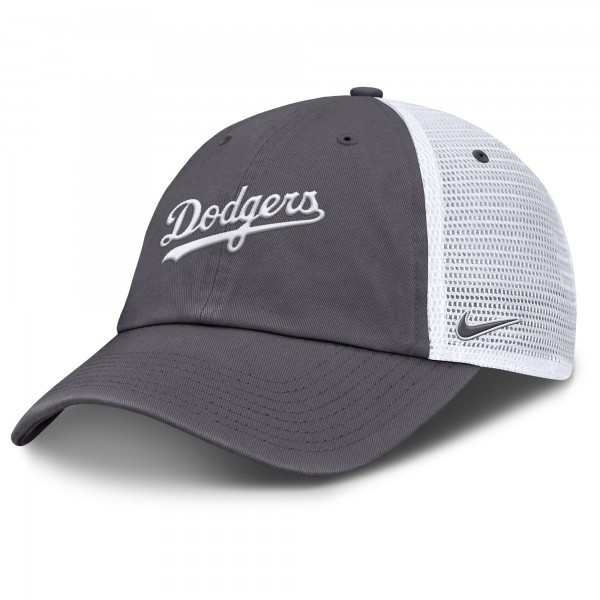 Бейсболка Los Angeles Dodgers Nike Gray Wordmark Club