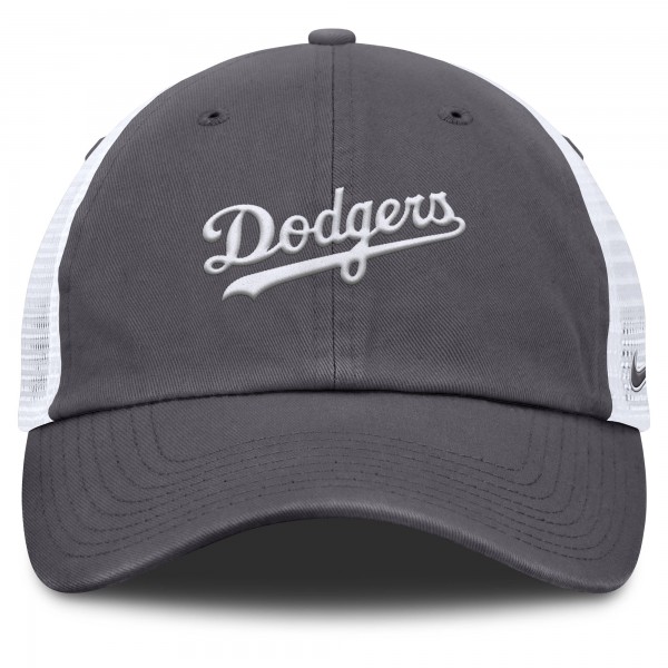 Бейсболка Los Angeles Dodgers Nike Gray Wordmark Club