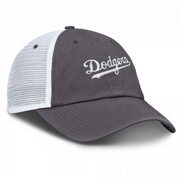 Бейсболка Los Angeles Dodgers Nike Gray Wordmark Club