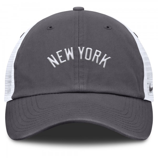 Бейсболка New York Yankees Nike Gray Wordmark Club