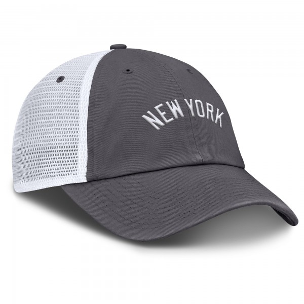 Бейсболка New York Yankees Nike Gray Wordmark Club