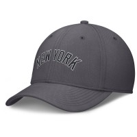 Бейсболка New York Yankees Nike Gray Swoosh Performance
