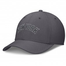 Бейсболка New York Yankees Nike Gray Swoosh Performance