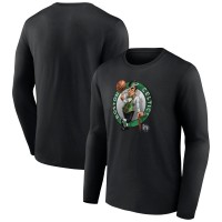 Футболка с длинным рукавом Boston Celtics Midnight Mascot - Black