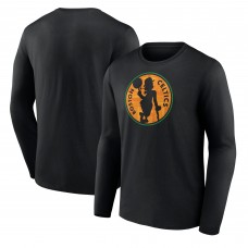 Футболка с длинным рукавом Boston Celtics Hardwood - Black
