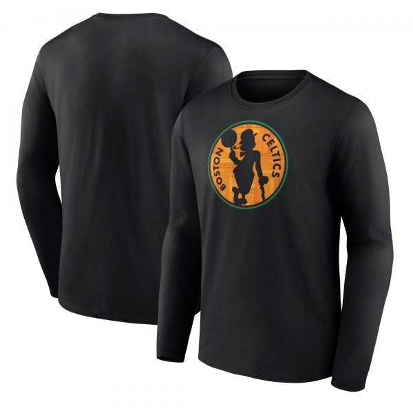 Футболка с длинным рукавом Boston Celtics Hardwood - Black