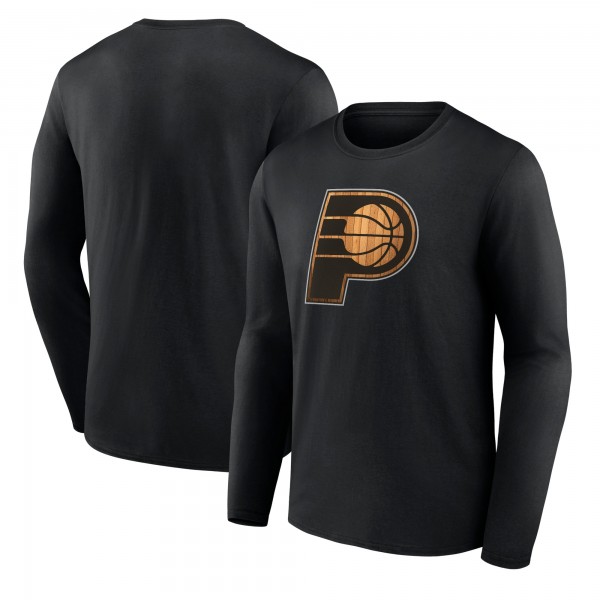 Indiana Pacers Black Hardwood Long Sleeve T-Shirt