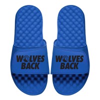 Шлепки Minnesota Timberwolves ISlide Unisex 2024 NBA Playoffs Phrase - Blue