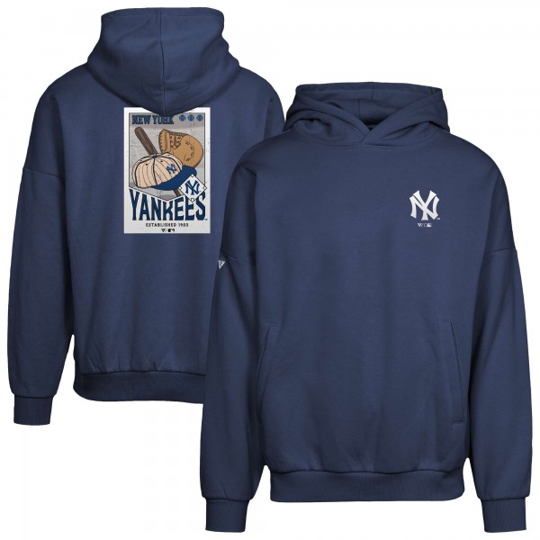 Толстовка New York Yankees Levelwear Navy Contact Pro Card