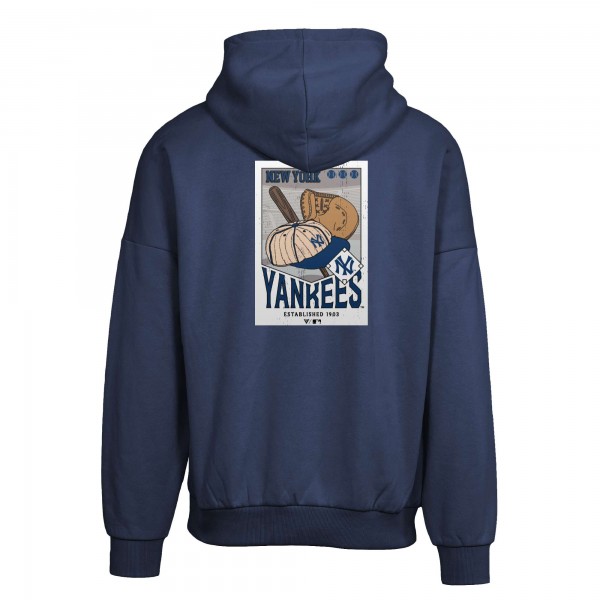 Толстовка New York Yankees Levelwear Navy Contact Pro Card