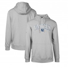 Толстовка New York Yankees Levelwear Gray Cooperstown Collection Podium Retro Spellout