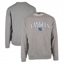 Кофта New York Yankees Levelwear Gray Zane Cooperstown Collection Retro Spellout