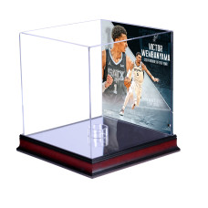 Бокс для мяча Victor Wembanyama San Antonio Spurs Fanatics Authentic 2024 NBA Rookie of the Year Mahogany with Sublimated Plate