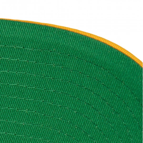 Бейсболка Los Angeles Lakers Mitchell & Ness Backside Script 2-Tone Pro Crown - Black/Gold