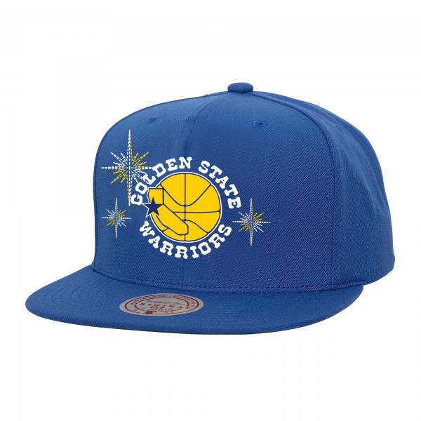 Бейсболка Golden State Warriors Mitchell & Ness Starlight - Royal
