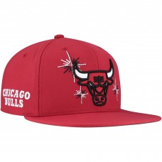 Бейсболка Chicago Bulls Mitchell & Ness Red Starlight