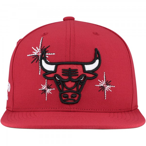 Бейсболка Chicago Bulls Mitchell & Ness Red Starlight