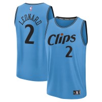 Игровая джерси Kawhi Leonard LA Clippers 2024/25 Fast Break Player - City Edition - Light Blue