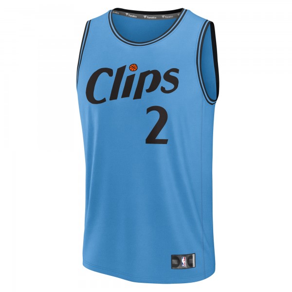Игровая джерси Kawhi Leonard LA Clippers 2024/25 Fast Break Player - City Edition - Light Blue