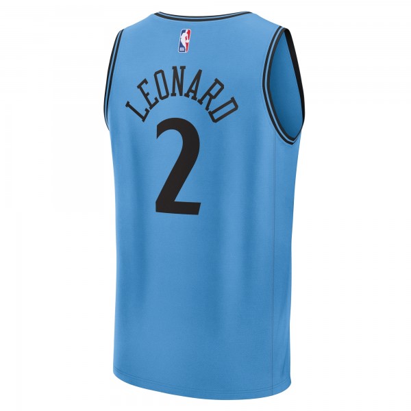 Игровая джерси Kawhi Leonard LA Clippers 2024/25 Fast Break Player - City Edition - Light Blue