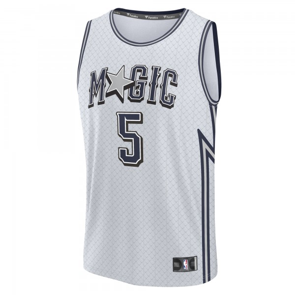 Игровая джерси Paolo Banchero Orlando Magic 2024/25 Fast Break Player - City Edition - Silver
