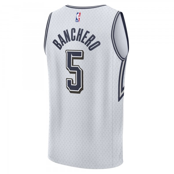 Игровая джерси Paolo Banchero Orlando Magic 2024/25 Fast Break Player - City Edition - Silver