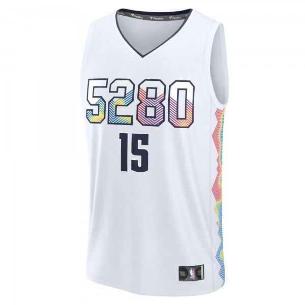 Игровая джерси Nikola Jokic Denver Nuggets 2024/25 Fast Break Player - City Edition - White
