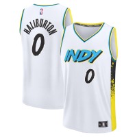 Игровая джерси Tyrese Haliburton Indiana Pacers 2024/25 Fast Break Player - City Edition - White