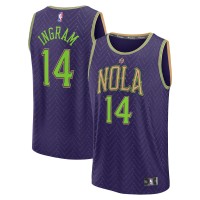 Игровая джерси Brandon Ingram New Orleans Pelicans 2024/25 Fast Break Player - City Edition - Purple