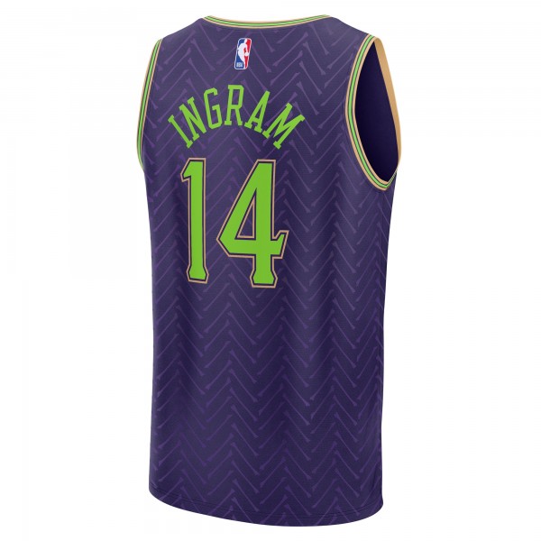 Игровая джерси Brandon Ingram New Orleans Pelicans 2024/25 Fast Break Player - City Edition - Purple