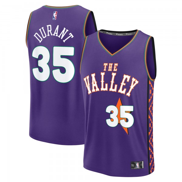 Игровая джерси Kevin Durant Phoenix Suns 2024/25 Fast Break Player - City Edition - Purple