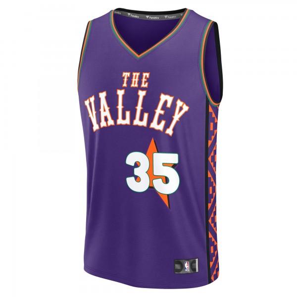 Игровая джерси Kevin Durant Phoenix Suns 2024/25 Fast Break Player - City Edition - Purple