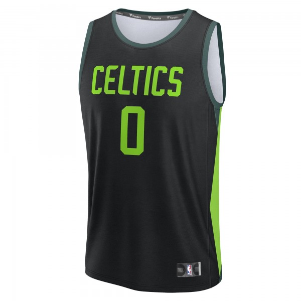 Игровая джерси Jayson Tatum Boston Celtics 2024/25 Fast Break Player - City Edition - Black