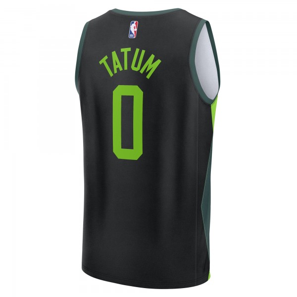 Игровая джерси Jayson Tatum Boston Celtics 2024/25 Fast Break Player - City Edition - Black