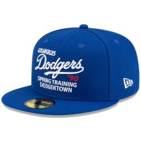 Бейсболка Los Angeles Dodgers New Era x Diet Starts Monday Royal 1990 Spring Training Novelty Collection 59FIFTY