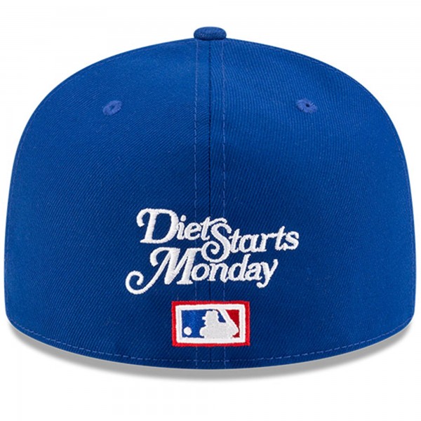 Бейсболка Los Angeles Dodgers New Era x Diet Starts Monday Royal 1988 World Series Novelty Collection 59FIFTY
