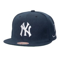 Бейсболка New York Yankees Mitchell & Ness Navy Just Don x MLB Lux Script