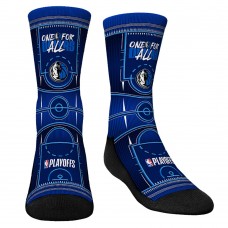 Носки Dallas Mavericks Rock Em Youth 2024 NBA Playoffs Slogan Crew - Blue
