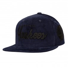 New York Yankees Mitchell & Ness Navy Corduroy Snapback Hat