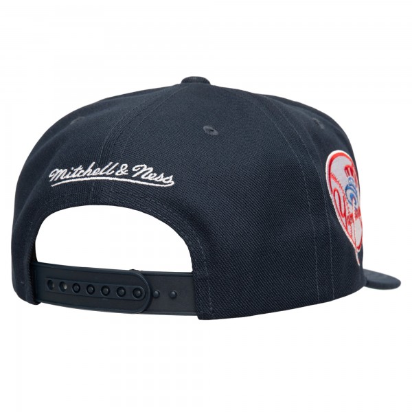 New York Yankees Mitchell & Ness Navy Double Up Snapback Hat