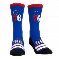 Unisex Philadelphia 76ers Rock Em Socks Gametime Stripe Crew Socks