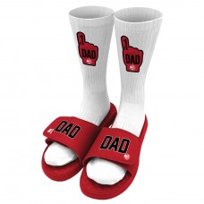 Носки и шлепки Atlanta Hawks ISlide Unisex #1 Dad - Red