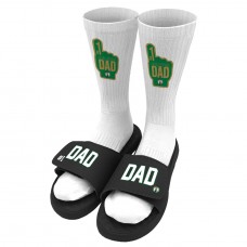 Носки и шлепки Boston Celtics ISlide Unisex #1 Dad - Black