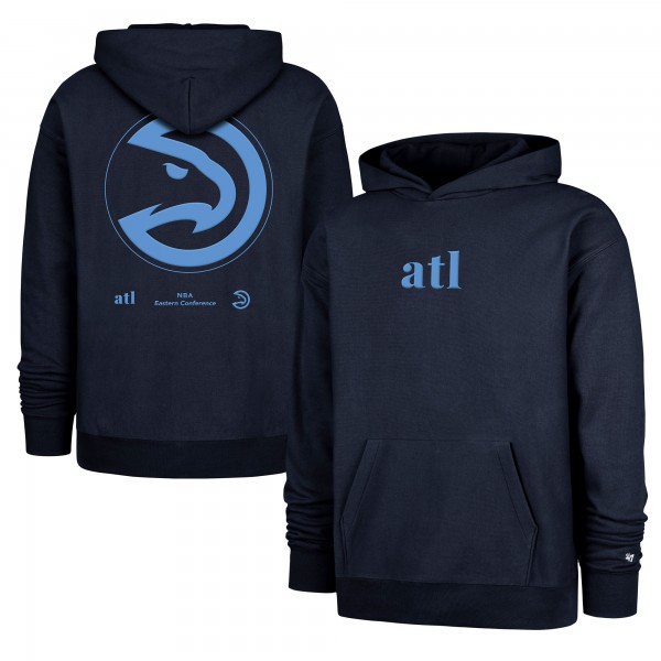 Толстовка Atlanta Hawks 47 2024/25 City Edition Double Crossover Foundation - Navy