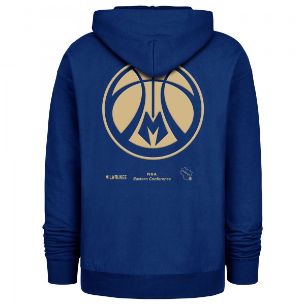 Толстовка Milwaukee Bucks 47 2024/25 City Edition Double Crossover Foundation - Royal