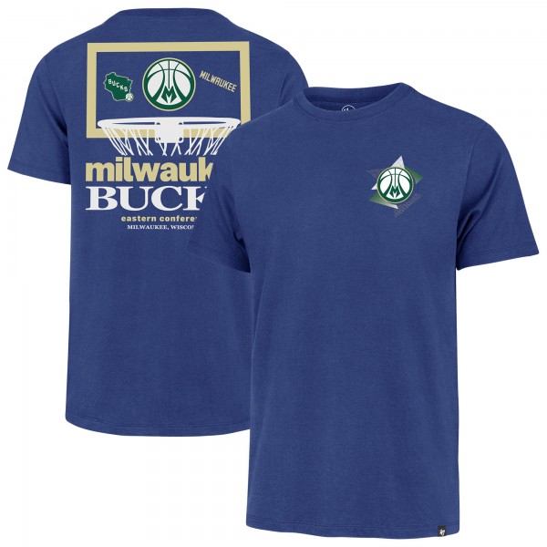 Milwaukee Bucks 47 Royal City Edition Backboard T-Shirt