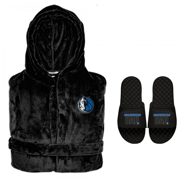 Халат и шлепки Dallas Mavericks ISlide Dad