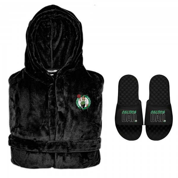 Халат и шлепки Boston Celtics ISlide Dad